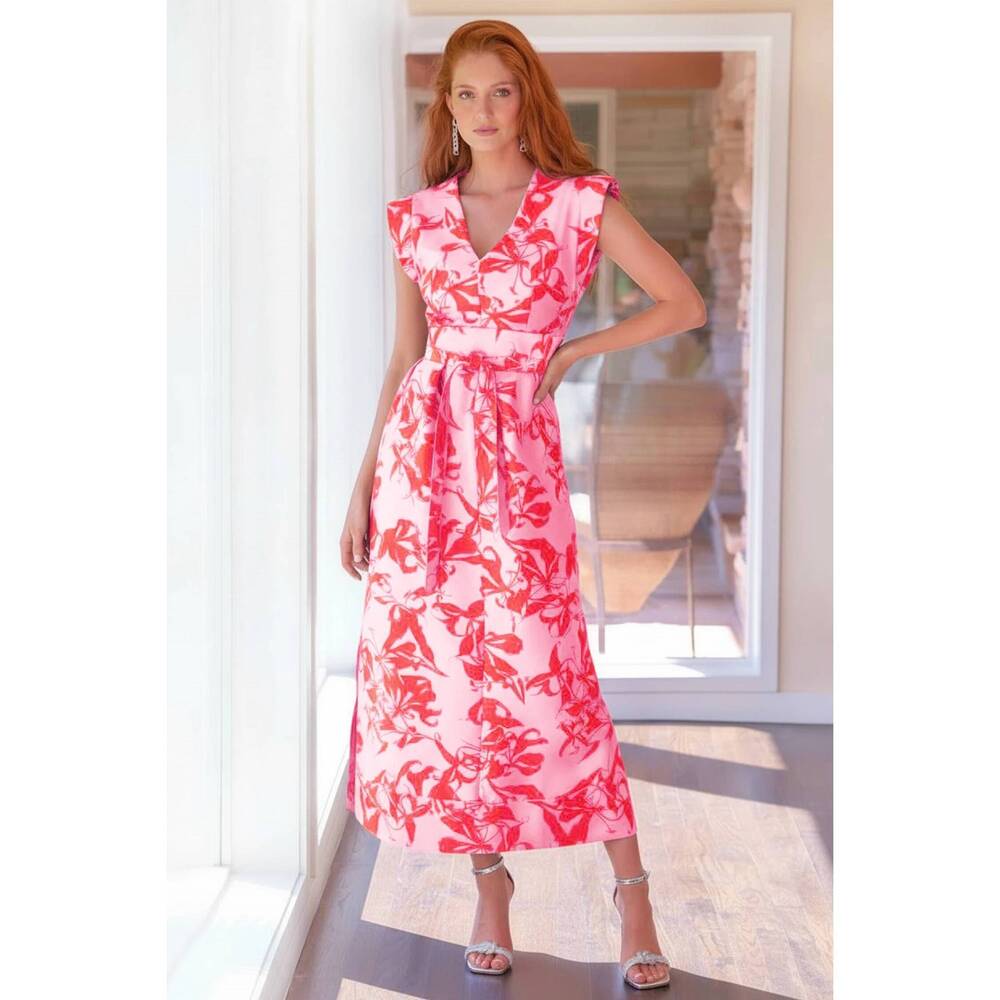 NEW FINLEY beverly dress in pink/coral